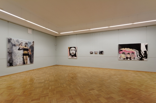 Marlene Dumas. Installation view, MANIFESTA 10, Winter Palace, State Hermitage Museum. This presentation has been made possible with financial support from the Mondriaan Fund and Wilhelmina E. Jansen Fund.